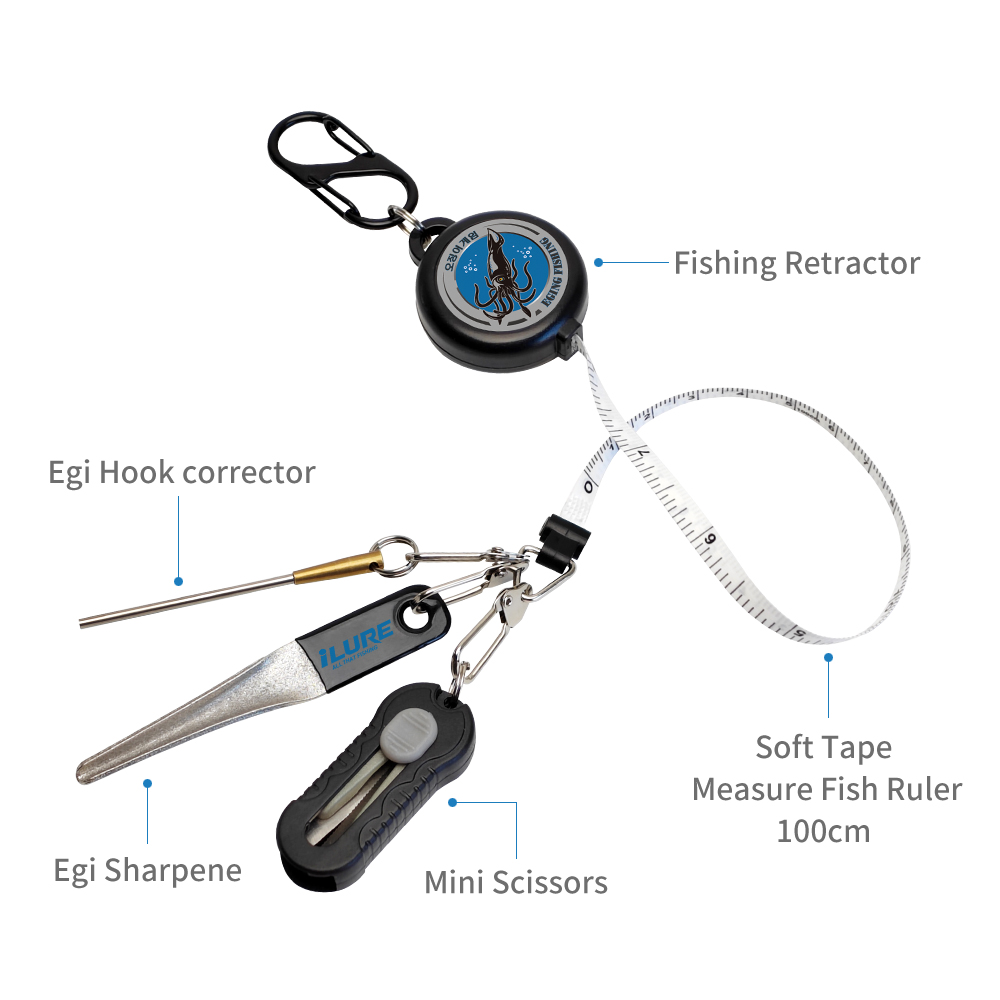 4in1 Eging Balıkçılık Seti Ret - Fishing Line Cutter incelemesi ve fiyatı